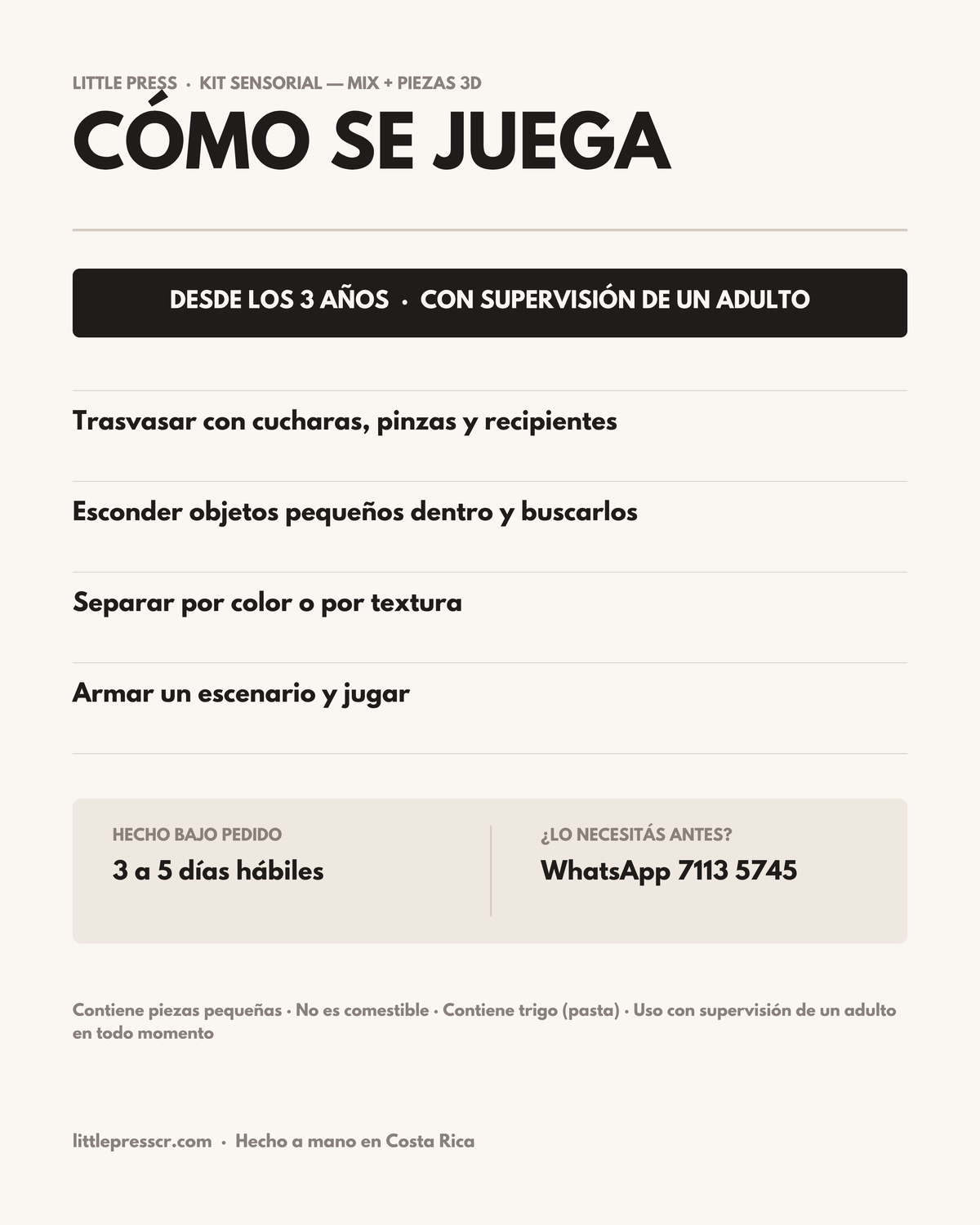 Mix Sensorial — Charcos y Gotas