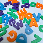 Kit de letras coloridas — mayúsculas y minúsculas