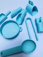 8-Piece Sand Tool Sensory Kit