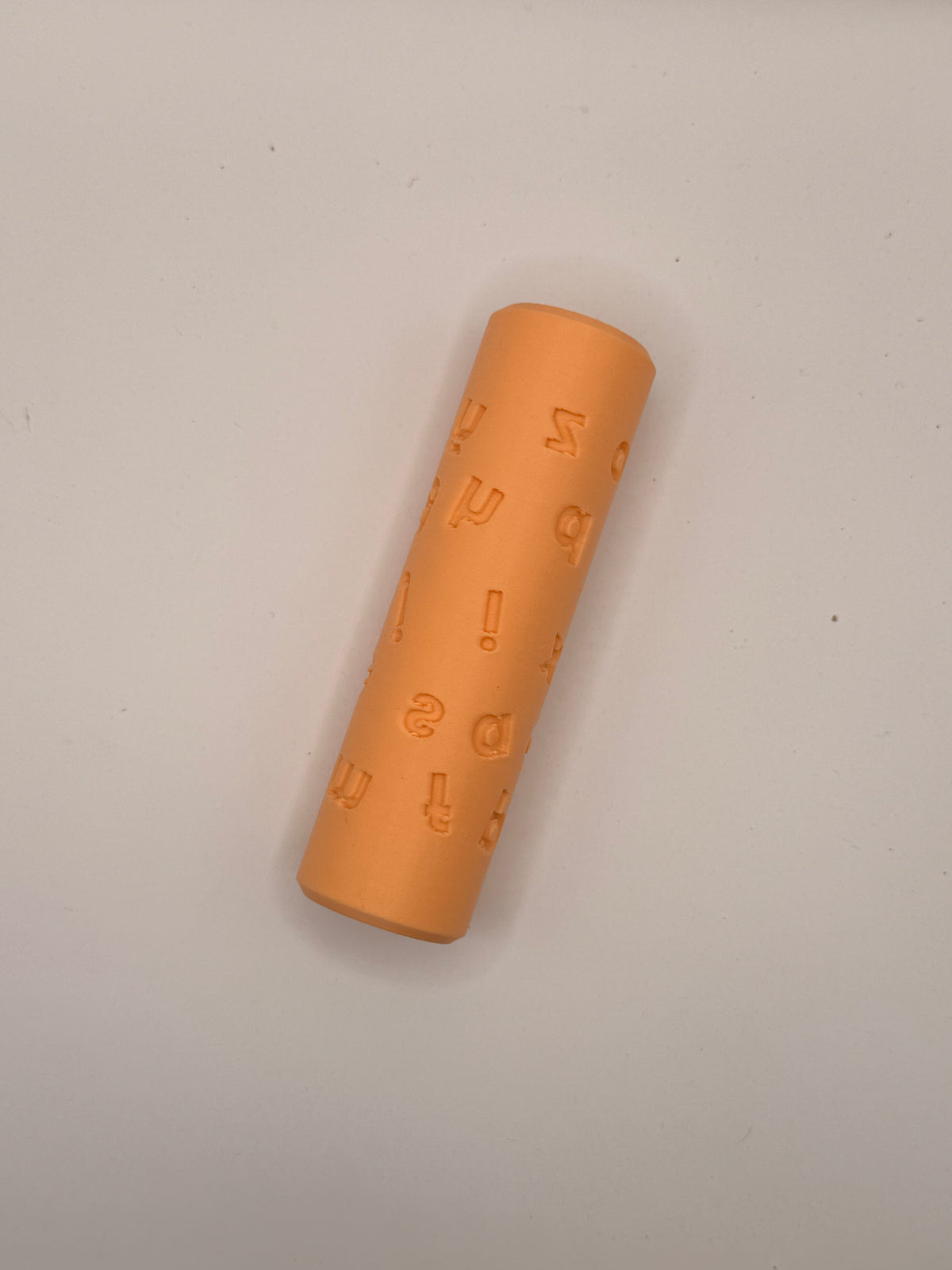 Rodillos sensoriales para plasticina — letras, números y palabras