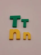 Kit de letras coloridas — mayúsculas y minúsculas