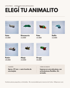 Trío de animalitos flexi — elegí los 3