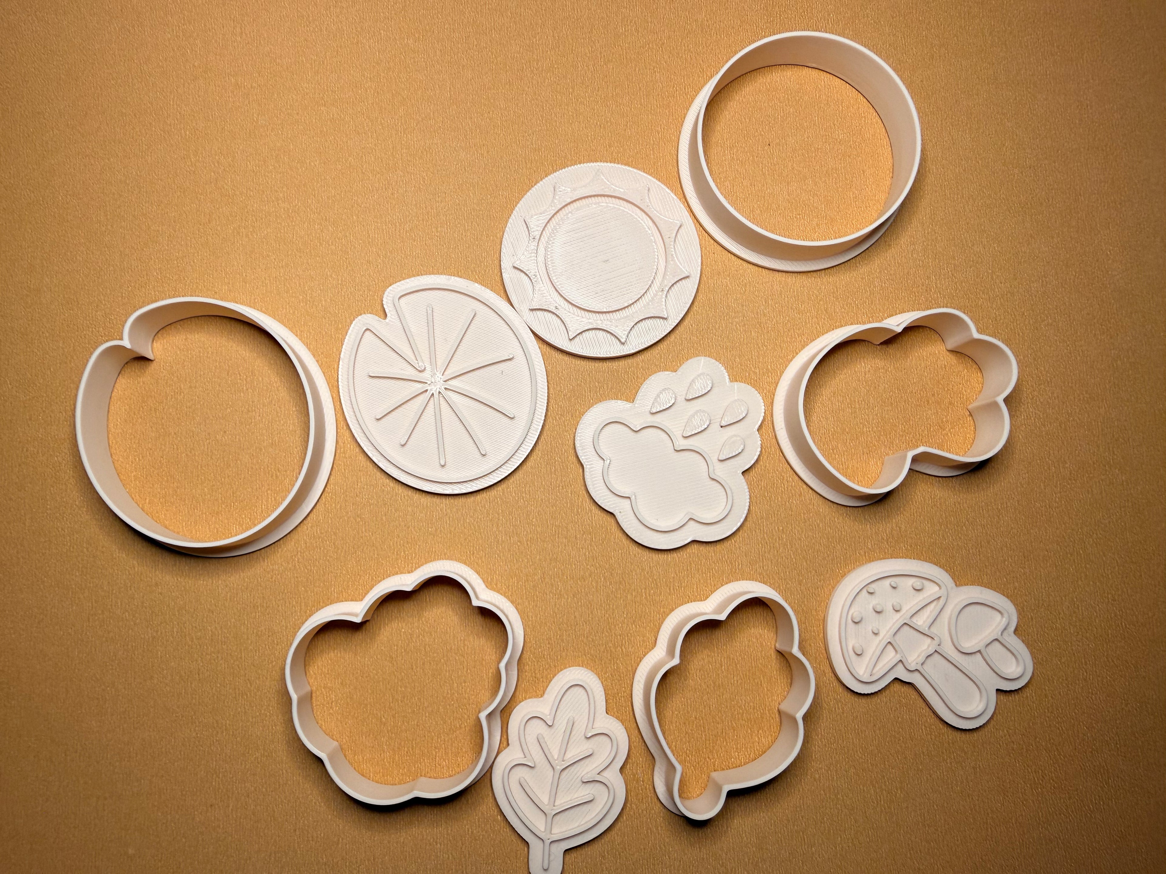 Nature Mold and Stamp Set — Spring Collection