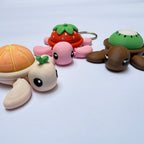 Fruity Turtle Keychain