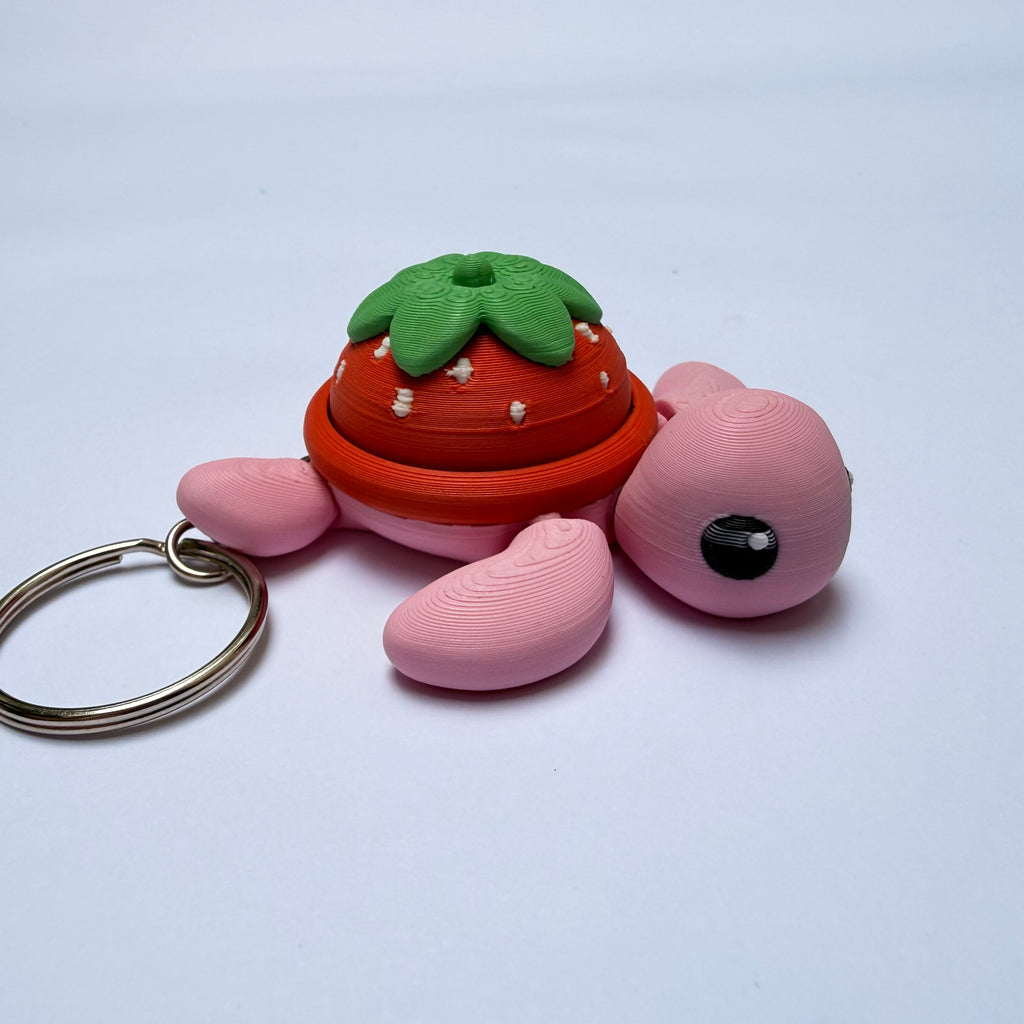 Fruity Turtle Keychain
